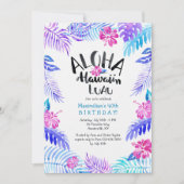 Aloha Hawaiian Invitation (Devant)