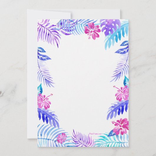 Aloha Hawaiian Invitation (Dos)