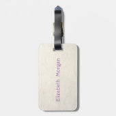 Aloha Hawaiian Pineapple-Personalized Bagagelabel (Achterkant verticaal)