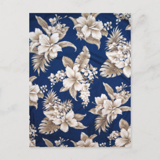 Aloha Hawaiian Print Briefkaart