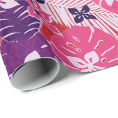 Aloha Hawaiian print patroon Cadeaupapier (Rol Hoek)