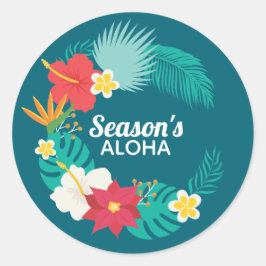 Aloha Hawaiian Ronde Sticker