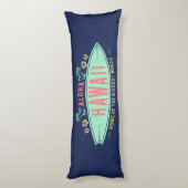 Aloha Hawaiian Surfer corps coussin (Dos (Vertical))
