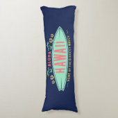 Aloha Hawaiian Surfer corps coussin (devant Vertical)