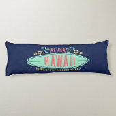 Aloha Hawaiian Surfer corps coussin (Dos)