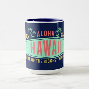 Aloha Hawaiian Surfer, mokken op aangepaste naam