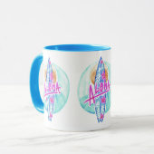 Aloha Hawaiian Surfer mugs (Devant gauche)