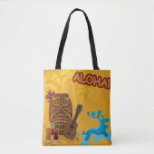 Aloha Hawaiian Vacation Canvas tas (Voorkant)