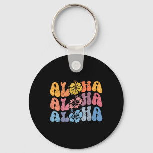 Aloha Hawaiian Zomervakantie Shaka Hibiscus Kinder Sleutelhanger