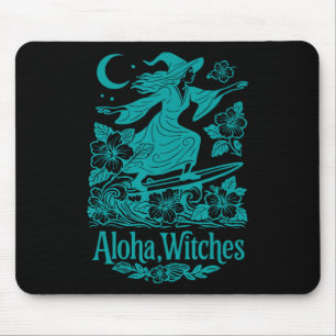 Aloha Heksen Surfen Heks Hawaï Halloween Tropisch Muismat