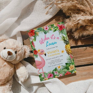 Aloha Het is een Luau Tropisch Hawaiaans Meisjes V Kaart