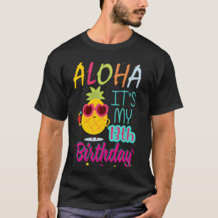Aloha Het is mijn 13e verjaardag Hawaiian 13 jaar T-shirt