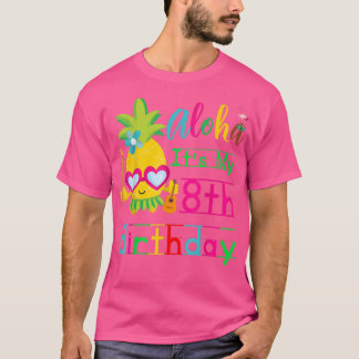 Aloha Het is mijn 8e verjaardag op Hawaii, tweede  T-shirt