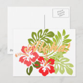 Aloha Hibiscus Briefkaart (Voorkant / Achterkant)