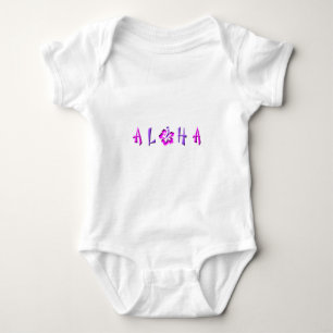 Aloha Hibiscus Logo Romper