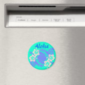 Aloha hibiscus magnet magneet (Insitu (Vaatwasser))