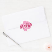 Aloha Hibiscus Sticker (Envelop)
