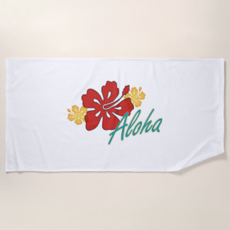 Aloha Hibiscus Strandlaken