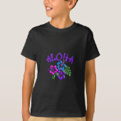 Aloha Hibiscus T-Shirt Logo (Voorkant)