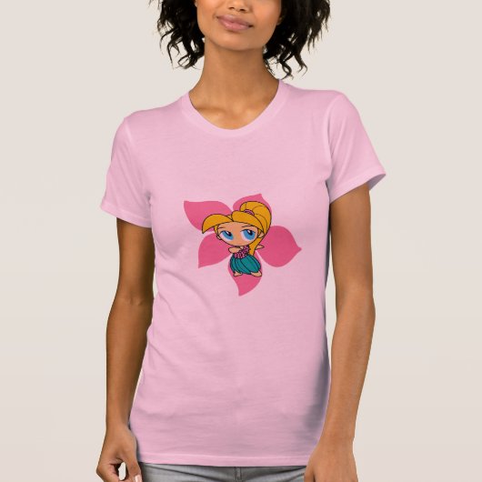 "Aloha Honeys" Dames t-shirt in roze (Voorkant)
