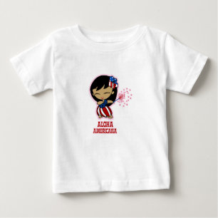 Aloha Honeys Firecracker Hula Meisje T-shirts