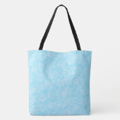 Aloha Honeys Hawaiian Turq Hula Meisje Strandtas Tote Bag (Achterkant)