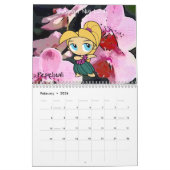 Aloha Honeys Hula Girl Floral 2015 Calendrier (Feb 2026)