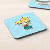 Aloha Honeys Hula Girl Hibiscus Dessous de verre (Côté gauche)