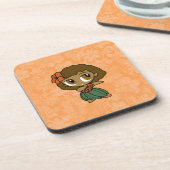 Aloha Honeys Hula Girl Hibiscus Dessous de verre (Côté gauche)