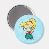 Aloha Honeys Hula Girl Hibiscus Magnets (Recto/Verso)