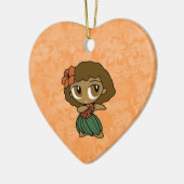 Aloha Honeys Hula Girl Hibiscus Ornements (Gauche)