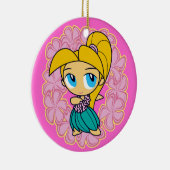 Aloha Honeys Hula Girl Ornements (Droite)