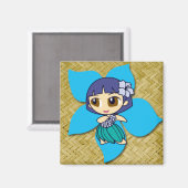 Aloha Honeys Hula Magnet (Recto/Verso)