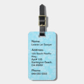 Aloha honeys hula meisje hibiscus Bagagelabels (Voorkant verticaal)