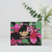 Aloha Honeys Luau & Groet Briefkaarten (Staand voorkant)