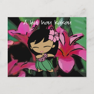Aloha Honeys Luau & Groet Briefkaarten