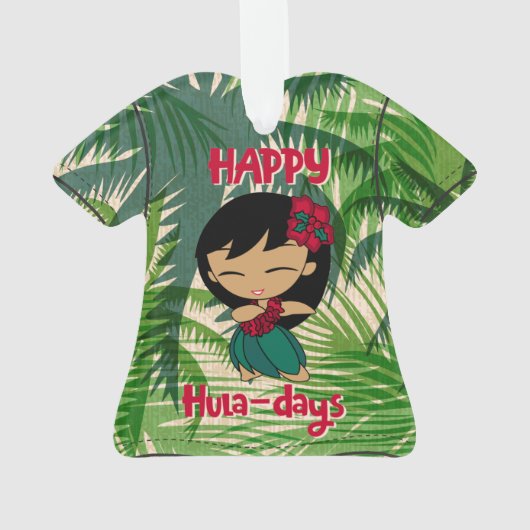 Aloha Honeys Noël Vacances Hula Aloha Chemise Ou (dos)