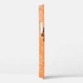 Aloha Honeys Sinaasappel Hula Girl Hawaiian Hibisc Case-Mate iPhone Case (Achterkant / Rechts)