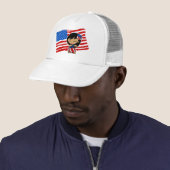 Aloha Honeys USA Drapeau Hula Girl Casquette (En situation)