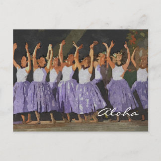 Aloha Hula Briefkaart