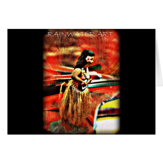 Aloha Hula Girl (Voorkant Horizontaal)