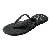 Aloha imprimé pantoufles Hilo - tongs (Incliné)