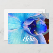 Aloha in Blue Briefkaart (Voorkant / Achterkant)