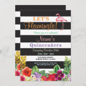 Aloha invitation de fête d'anniversaire de (Devant / Derrière)