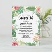 Aloha invitation tropical de partie du bonbon à (Debout devant)