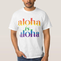 Aloha Is Aloha Regenboog trots Hawaï