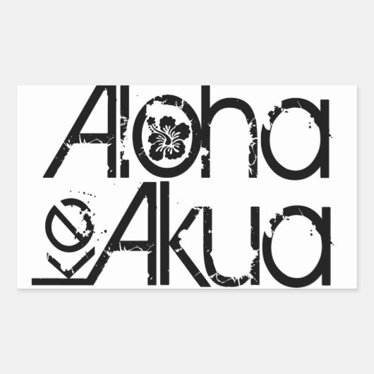 Aloha Ke Akua Stickers (Voorkant)
