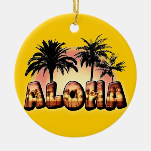Aloha Keramisch Ornament (Voorkant)