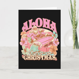 Aloha Kerstman Kerstman Surfen Hawaiaanse Mele Kaart