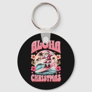Aloha Kerstman Santa Claus Surft Hawaiaanse Mele Sleutelhanger